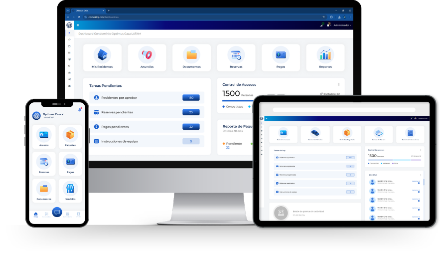 Optimus Casa en todos los dispositivos