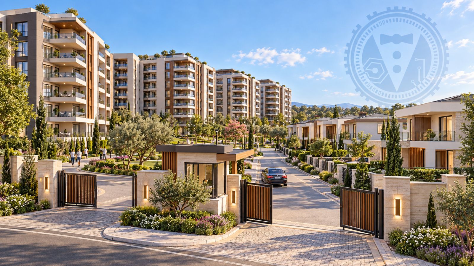 Edificio residencial con Optimus Casa